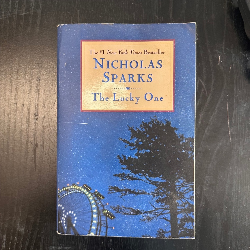 Nicholas Sparks The Lucky One Romance‎ Novel Paperback Book Bestseller